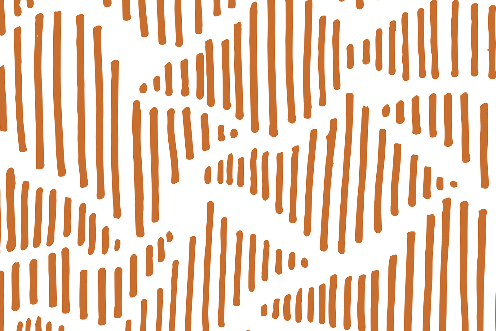 Geometric lines swatch tangerine