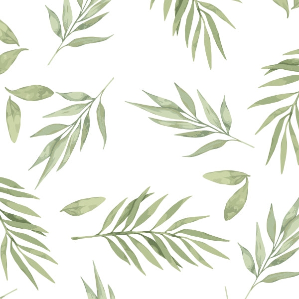 Fern Grove peel and stick wall decals leaves