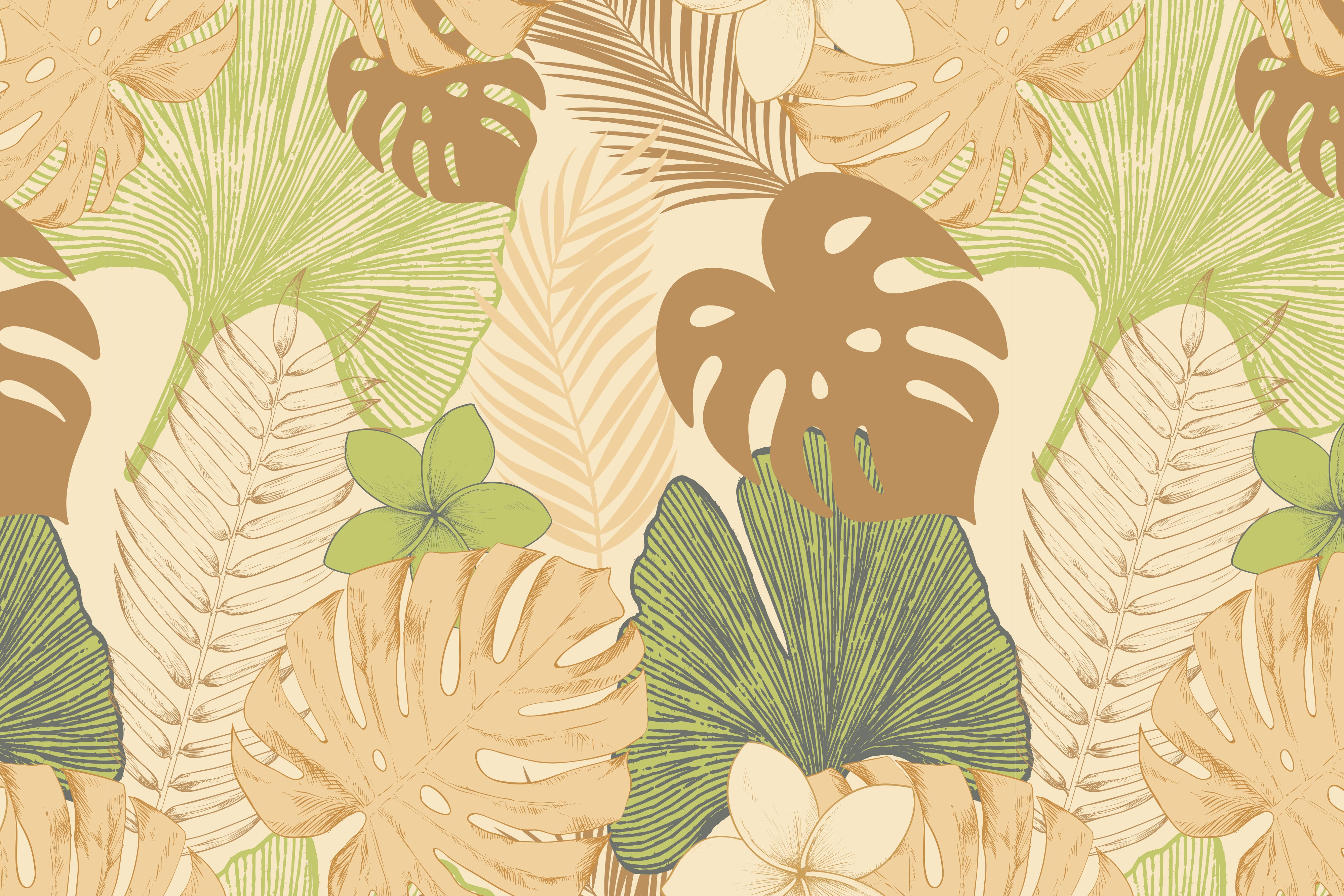 Kokomo Tropical Wallpaper