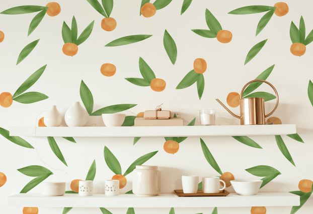 Apricot Jelly Fruit Wall Decals