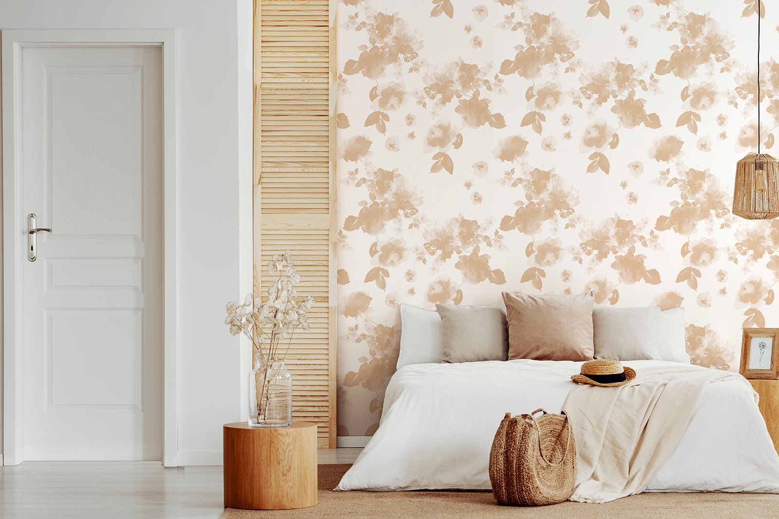 Neverland peel and stick wallpaper floral