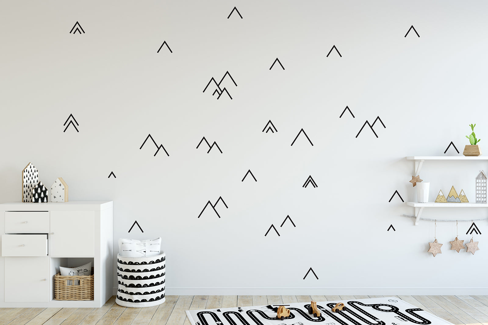 Mountain Peaks wall decals peel and stick mountains 