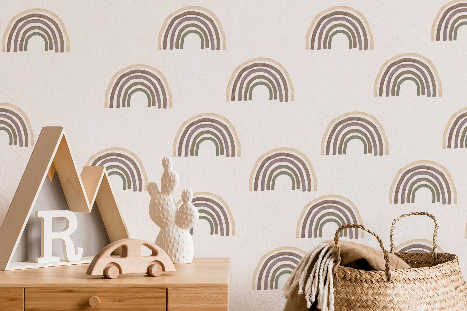 Watercolor Mini Rainbow Wall Decals