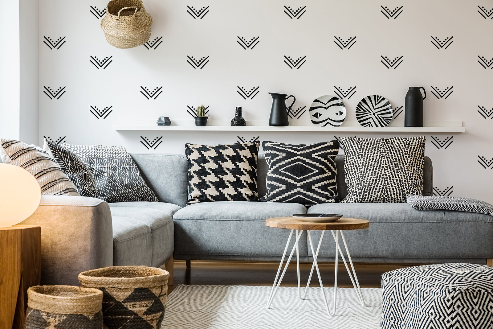 Avalanche Geometric Wall Decals