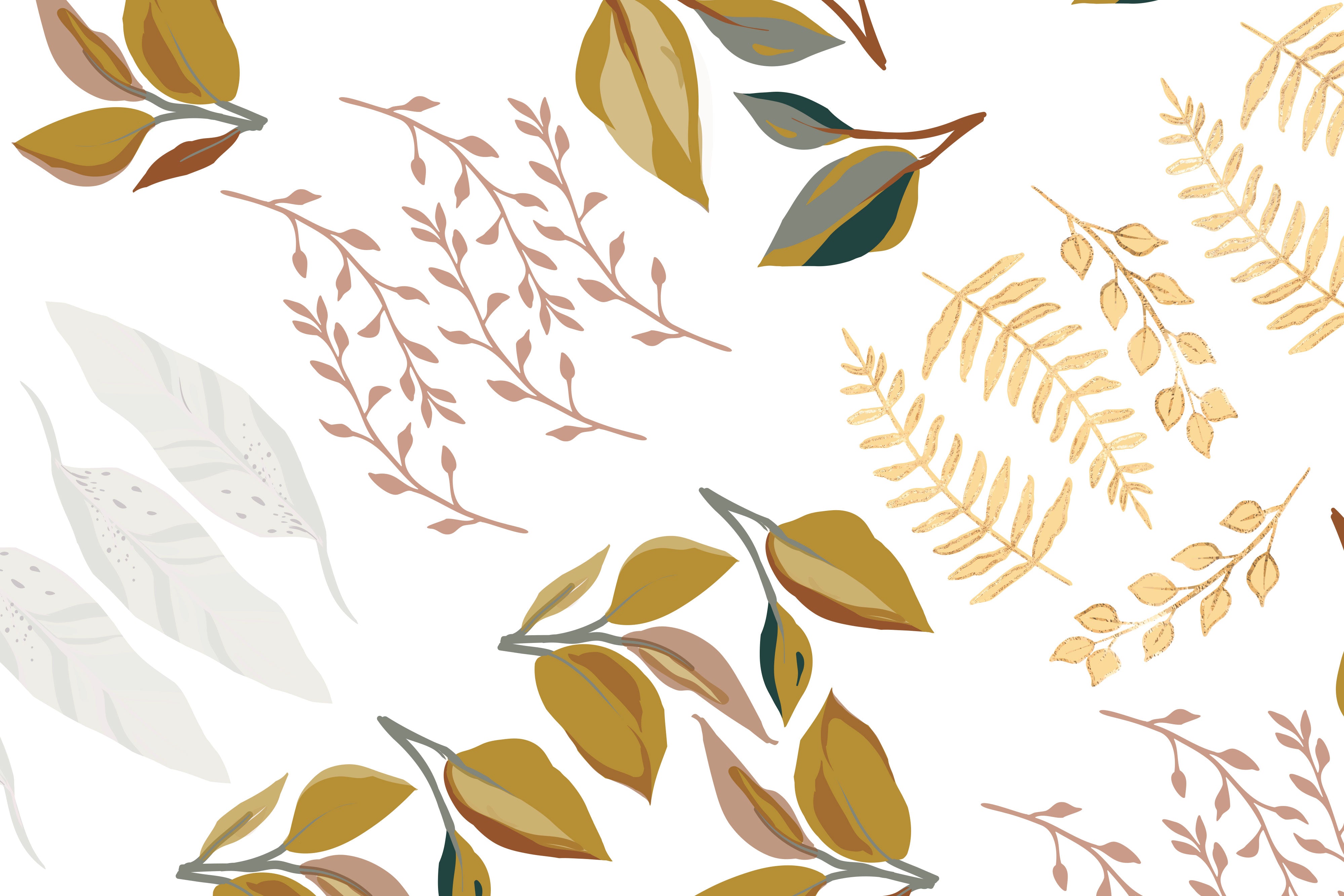 Agathe Fall Leaves decals