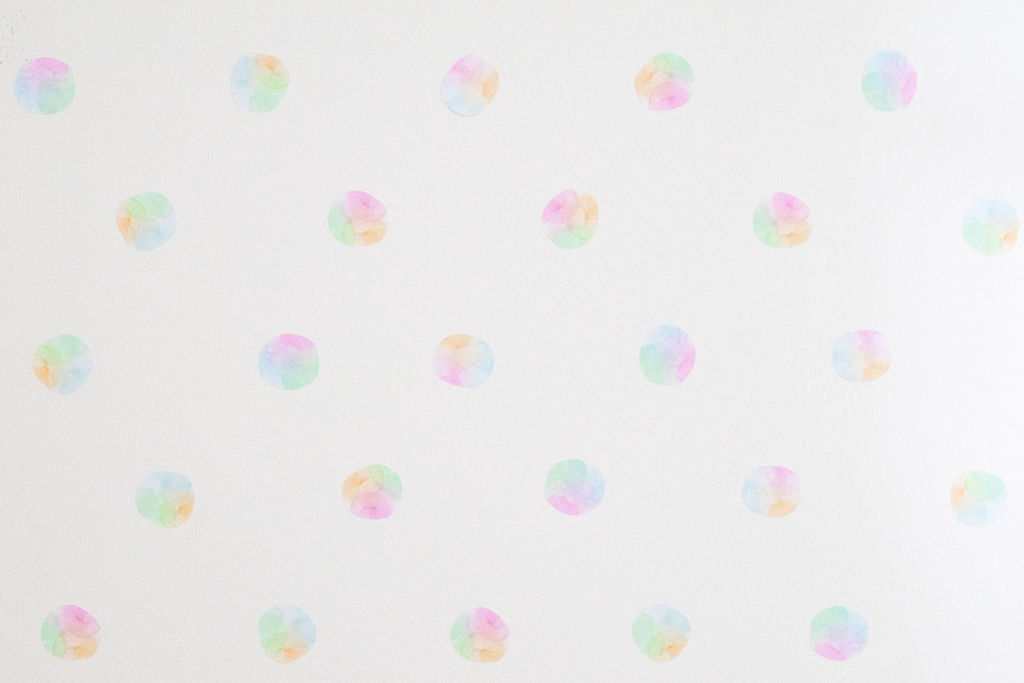 Watercolour Dots Wall Decals