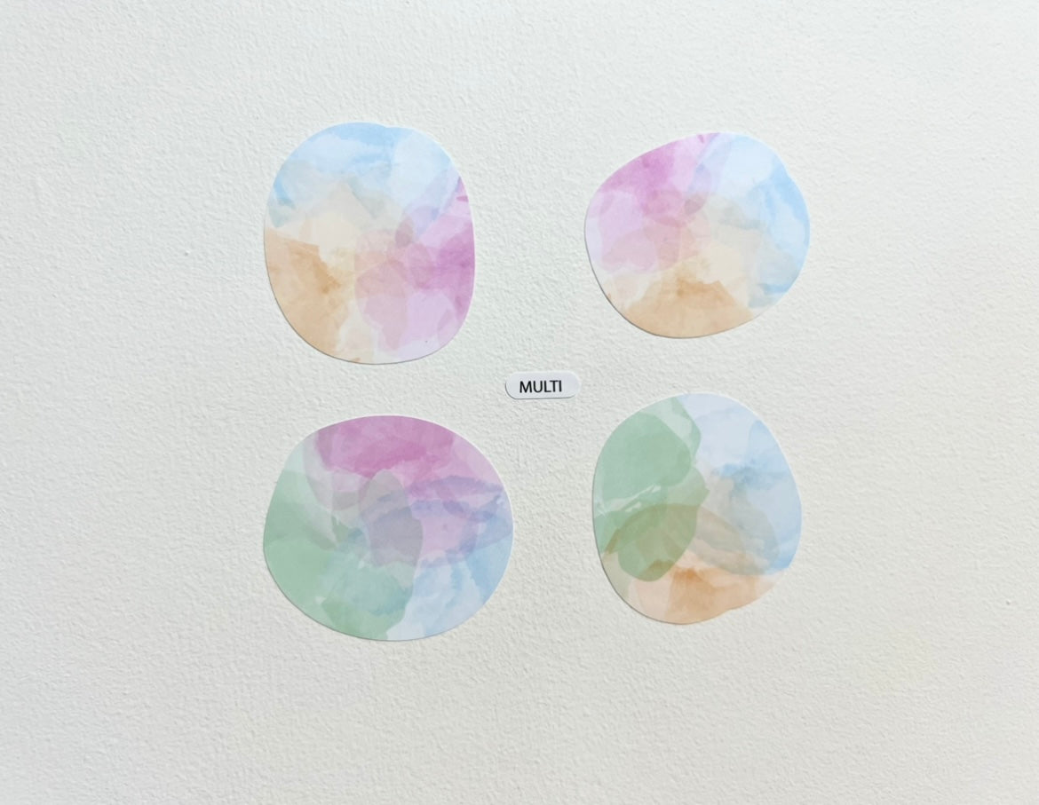 Watercolor Dots Sample color MUlti