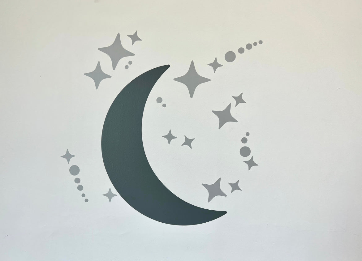Moon and Stars Constellation Wall Decals